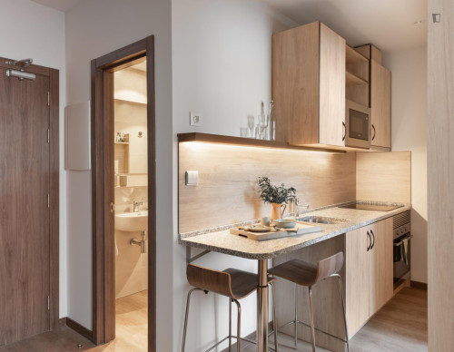 Tasteful single bedroom in Ibaeta