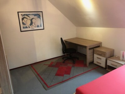 Room with a pleasant host family