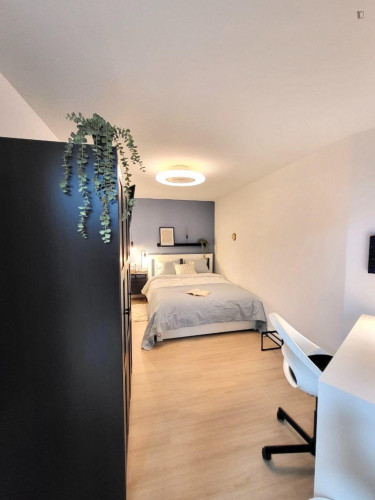 Welcoming single bedroom in shared flat in Pla del Bon Repòs