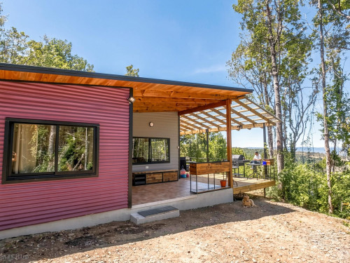 Nature Coliving Lodge located in the middle of the Valdivian Rainforest, just 20 minutes from downtown Valdivia