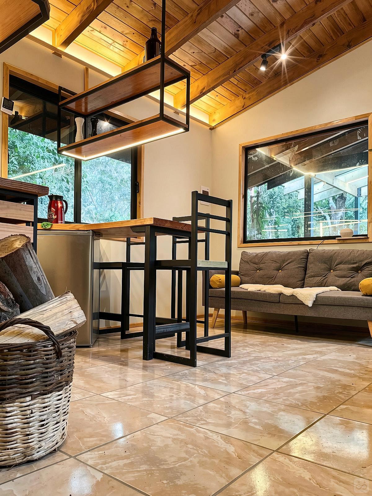  House Between Treetops (jacuzzi) W/ King Bed Or Two Singles  -  Nature Coliving Lodge located in the middle of the Valdivian Rainforest, just 20 minutes from downtown Valdivia  - Gallery -  46