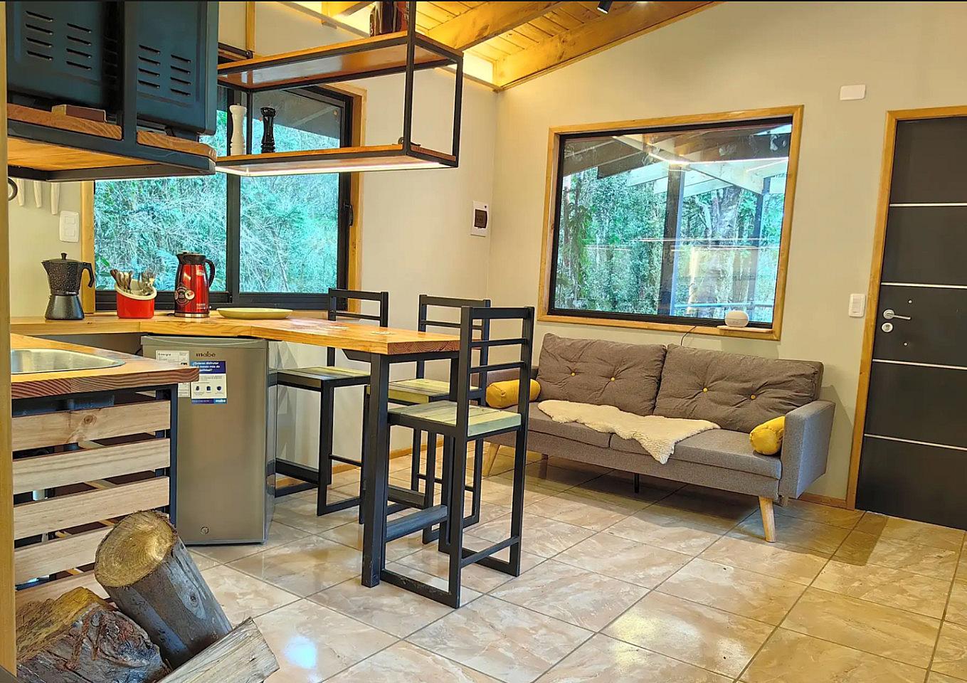  House Between Treetops (jacuzzi) W/ King Bed Or Two Singles  -  Nature Coliving Lodge located in the middle of the Valdivian Rainforest, just 20 minutes from downtown Valdivia  - Gallery -  36