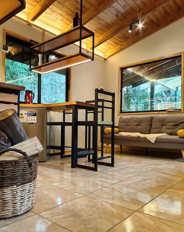  House Between Treetops (jacuzzi) W/ King Bed Or Two Singles  -  Nature Coliving Lodge located in the middle of the Valdivian Rainforest, just 20 minutes from downtown Valdivia  - Gallery -  13