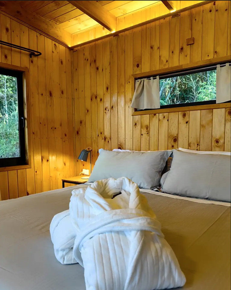  House Between Treetops (jacuzzi) W/ King Bed Or Two Singles  -  Nature Coliving Lodge located in the middle of the Valdivian Rainforest, just 20 minutes from downtown Valdivia  - Gallery -  17