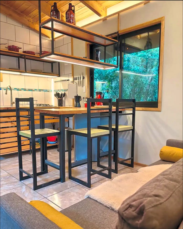  House Between Treetops (jacuzzi) W/ King Bed Or Two Singles  -  Nature Coliving Lodge located in the middle of the Valdivian Rainforest, just 20 minutes from downtown Valdivia  - Gallery -  4