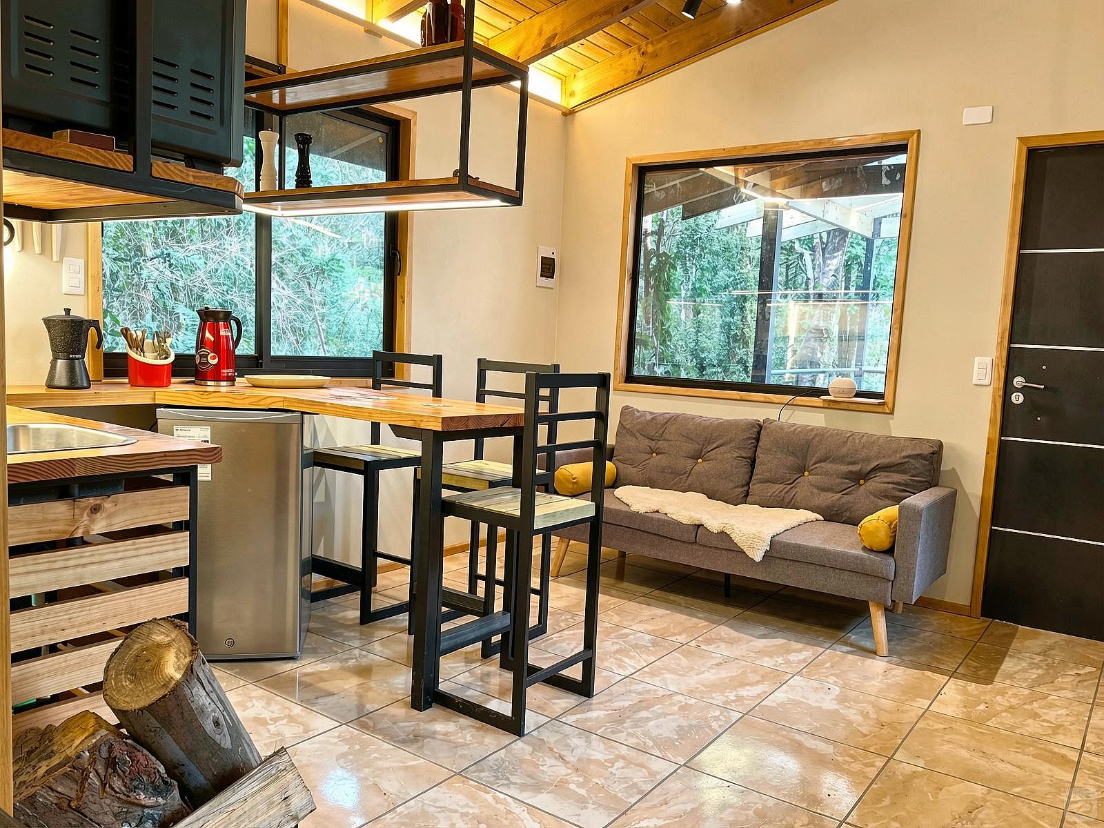 House Between Treetops (jacuzzi) W/ King Bed Or Two Singles  -  Nature Coliving Lodge located in the middle of the Valdivian Rainforest, just 20 minutes from downtown Valdivia  - Gallery -  47