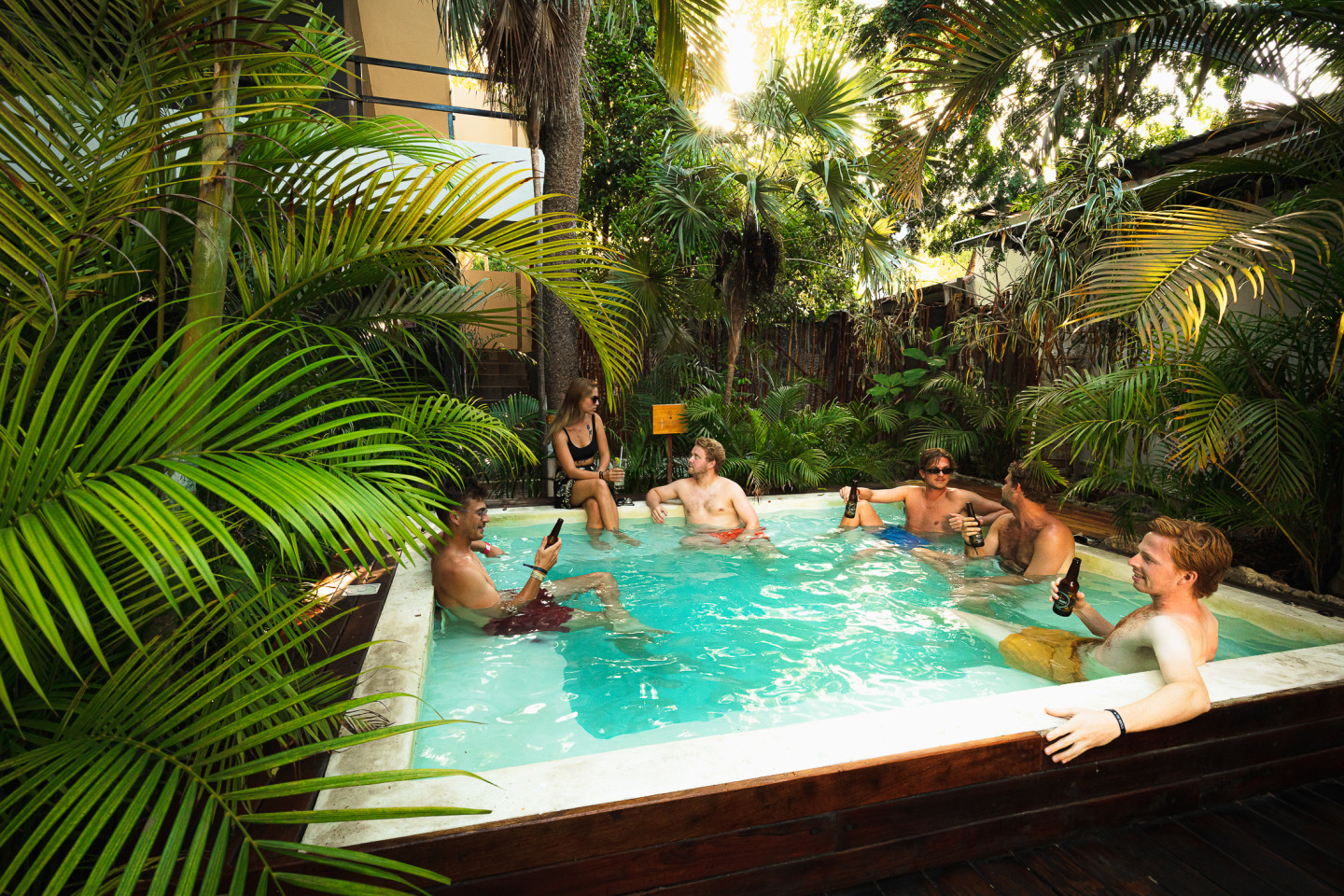  Bed In A 4-Bed Mixed Gender Room  -  Vibrant Coliving Community with Pool & Bar in Tulum's Magical Centro Home  - Gallery -  5