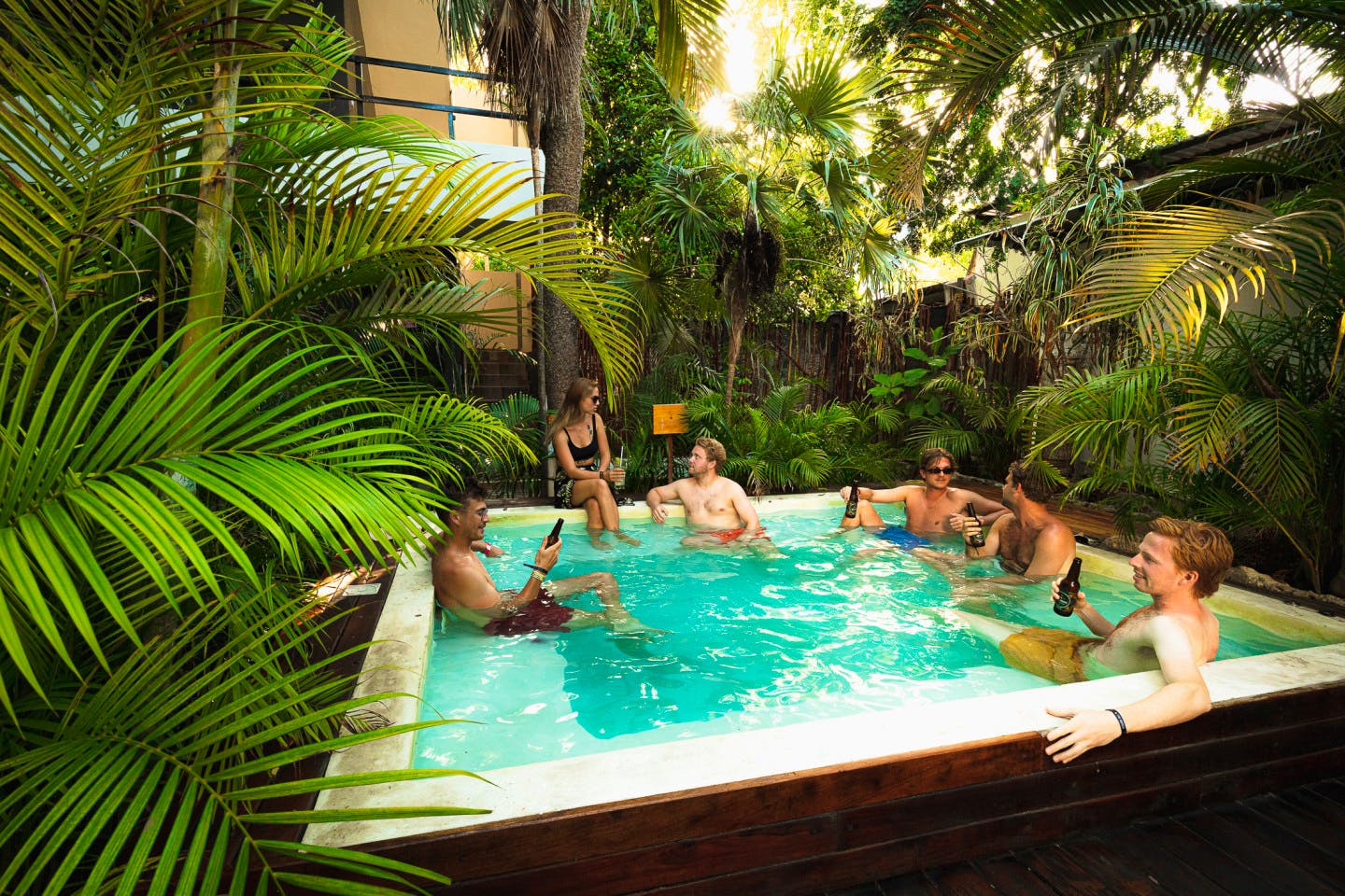  Bed In A 4-Bed Mixed Gender Room  -  Vibrant Coliving Community with Pool & Bar in Tulum's Magical Centro Home  - Gallery -  7