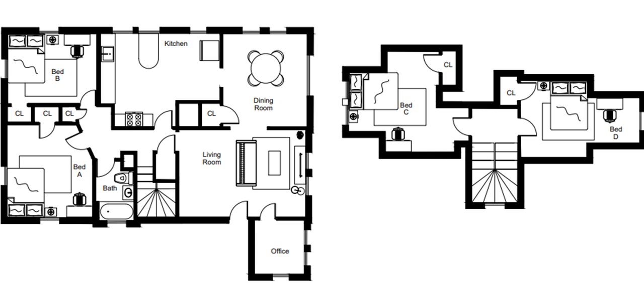  #1890: Somerville - Queen Bedroom D  -  #1890: Somerville  - Gallery -  1