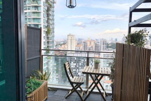 Luxurious Modern Contemporary Flat Showcasing Singapore's Icon Cityscape and Vibrance - Gallery - 15
