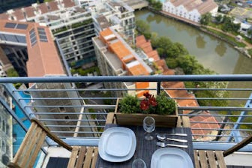 Luxurious Modern Contemporary Flat Showcasing Singapore's Icon Cityscape and Vibrance - Gallery - 12