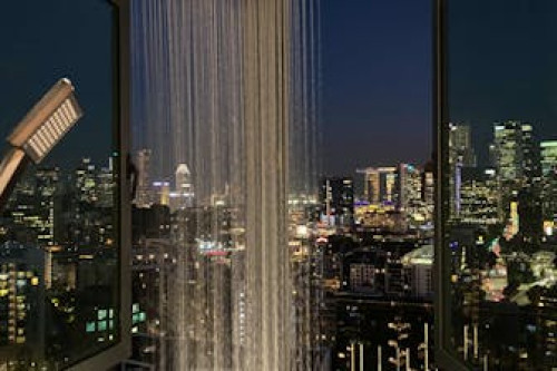 Luxurious Modern Contemporary Flat Showcasing Singapore's Icon Cityscape and Vibrance - Gallery - 13