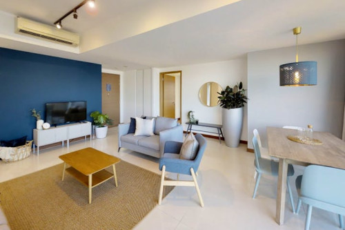 Luxurious Modern Contemporary Flat Showcasing Singapore's Icon Cityscape and Vibrance - Gallery - 25
