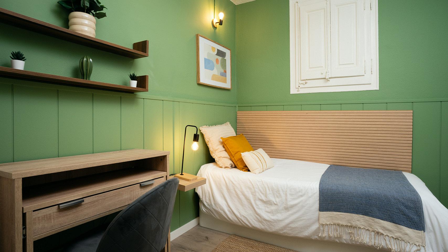 Room 3 - Spacious 7-Bedroom Coliving Apartment with Terrace in Central L'Eixample - Gallery - 14