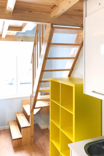 Lovely mezzanine studio near the University of Coimbra