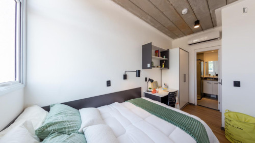 Neat single ensuite bedroom near Pontifícia Universidade Católica de Campinas - Gallery - 23