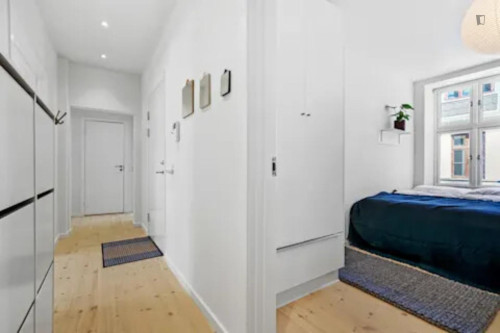 Shiny double bedroom close to Copenhagen University