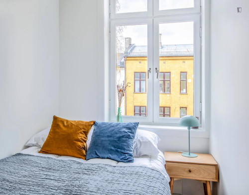 Luminous single bedroom in Grünerløkka