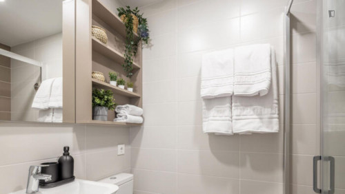 Bed in a cosy shared studio, near Universidad Pontificia de Salamanc