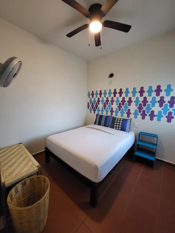 Private Medium With A/C - Vibrant Coliving Space on the Beach in Oaxaca Residence - Gallery - 12