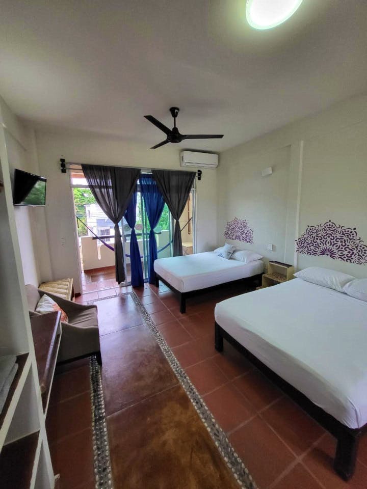 Bed In A 2-Bed Mixed Gender Room - Vibrant Coliving Space on the Beach in Oaxaca Residence - Gallery - 1