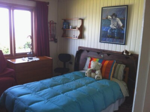 Beautiful wooden house by the sea