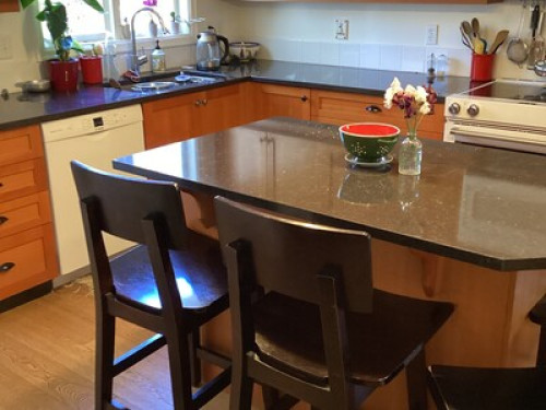 One bedroom and bathroom