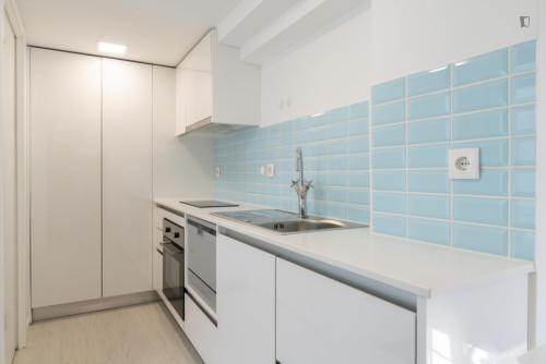 Pleasant 2-bedroom flat near the Praia da Vila Nazaré