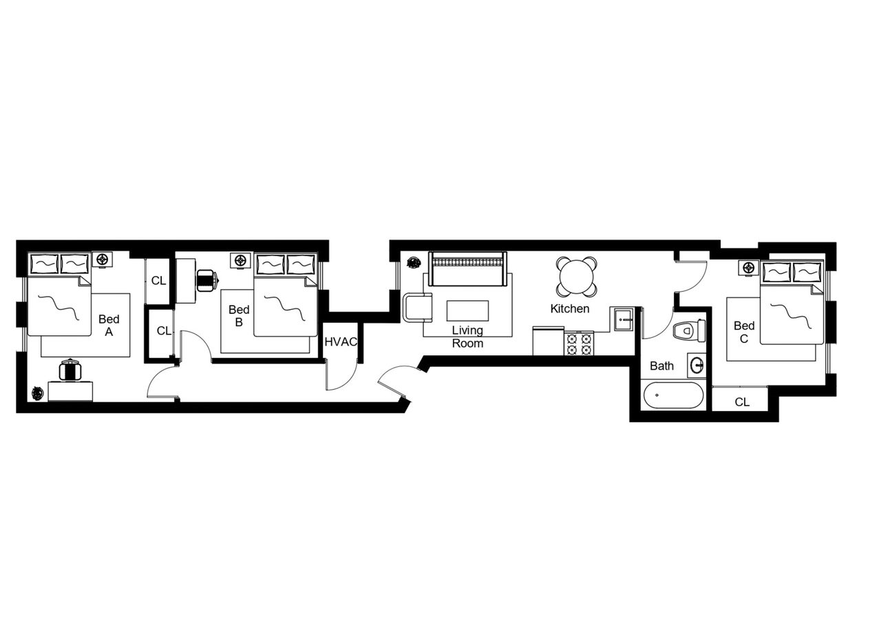 #1892: Brooklyn - Queen Bedroom B - 3