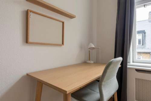 Bright double bedroom in Indre By