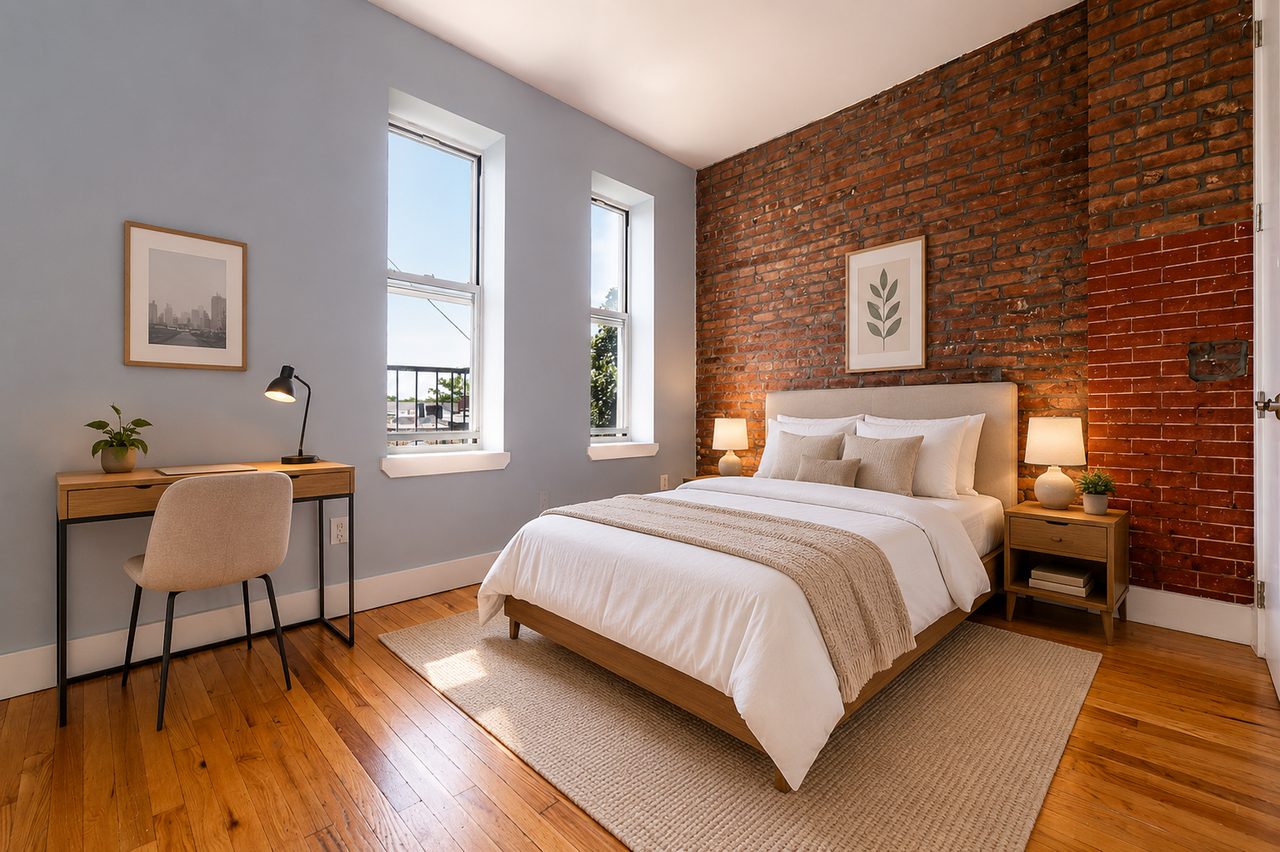 #1891: Bedford-Stuyvesant - Queen Bedroom C - 9