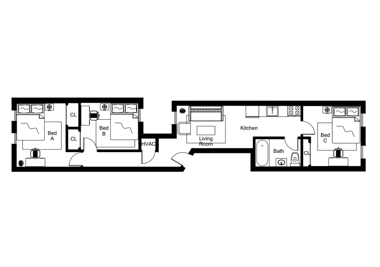 #1891: Brooklyn - Queen Bedroom C - 6