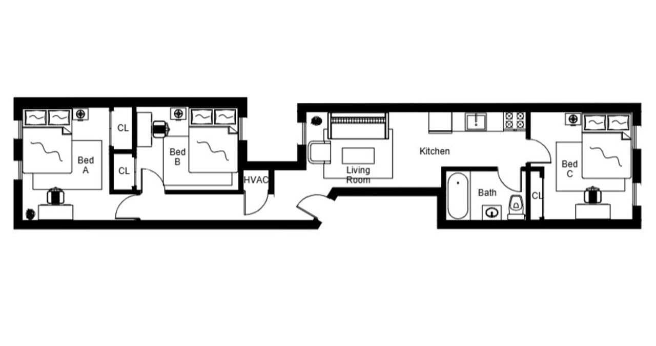 #1891: Brooklyn - Queen Bedroom A - #1891: Brooklyn - Gallery - 9