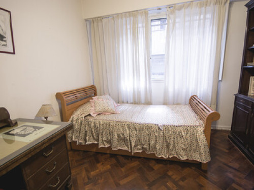 Spacious room with private bathroom.