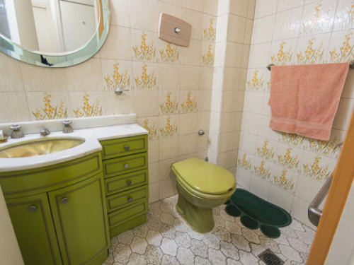 Spacious room with private bathroom.