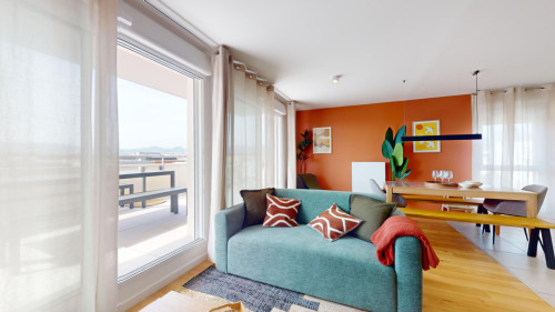 Modern Furnished Coliving Residence in Dynamic Quartier République