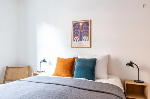 Comfortable double bedroom in shared flat in Nørrebro