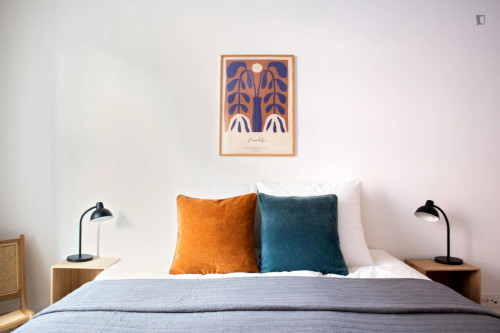 Comfortable double bedroom in shared flat in Nørrebro