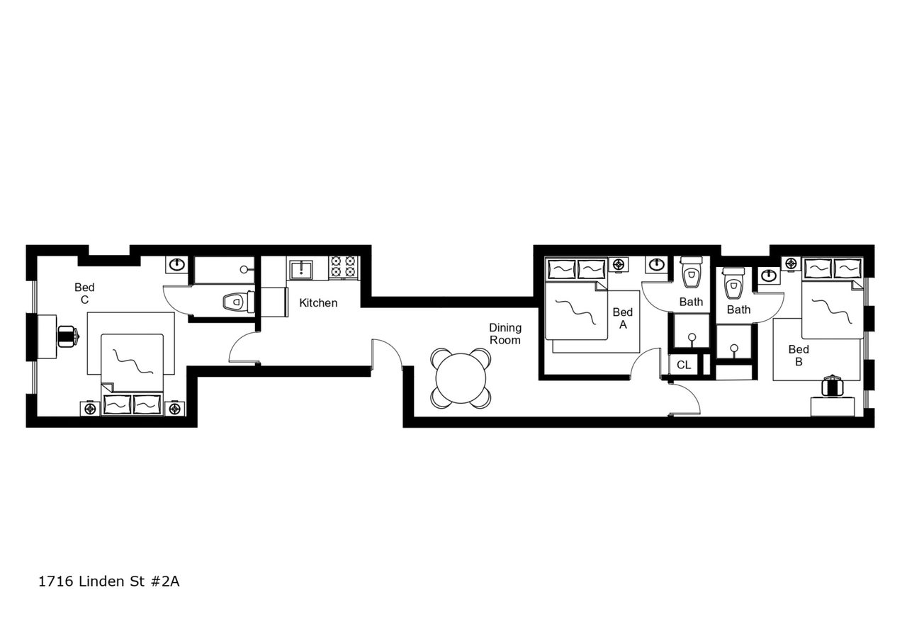 #1880: Ridgewood - Queen Bedroom A W/ Private Bathroom - 4