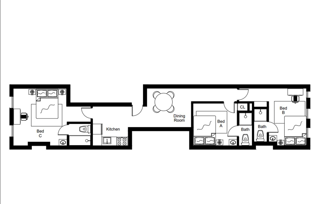 #1881: Ridgewood - Queen Bedroom B W/ Private Bathroom - 6
