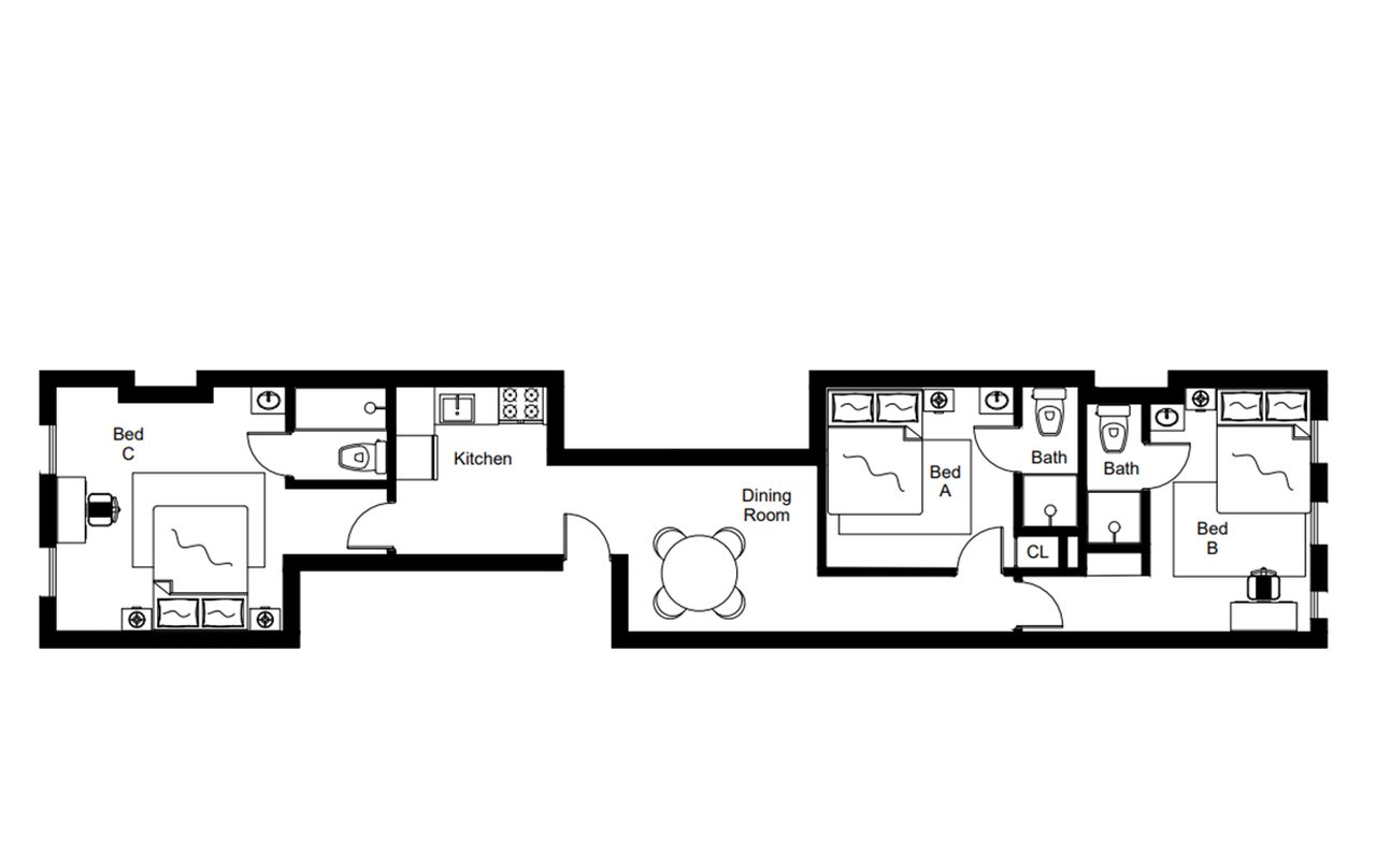 #1877: Ridgewood - Queen Bedroom B W/ Private Bathroom - 19