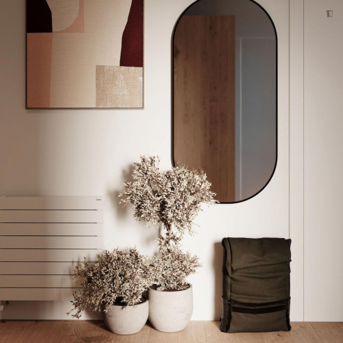 Bed in a welcoming twin bedroom, in Old Polesie