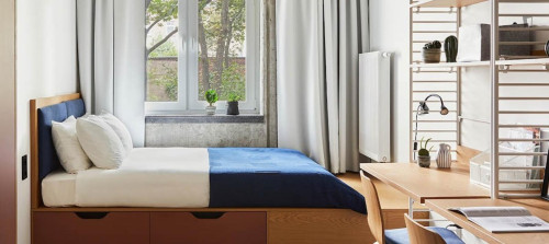 Bed in a welcoming twin bedroom, in Old Polesie - Gallery - 33