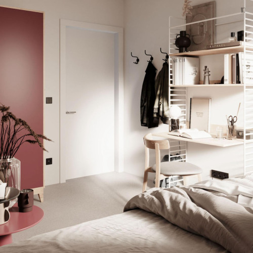 Bed in a welcoming twin bedroom, in Old Polesie