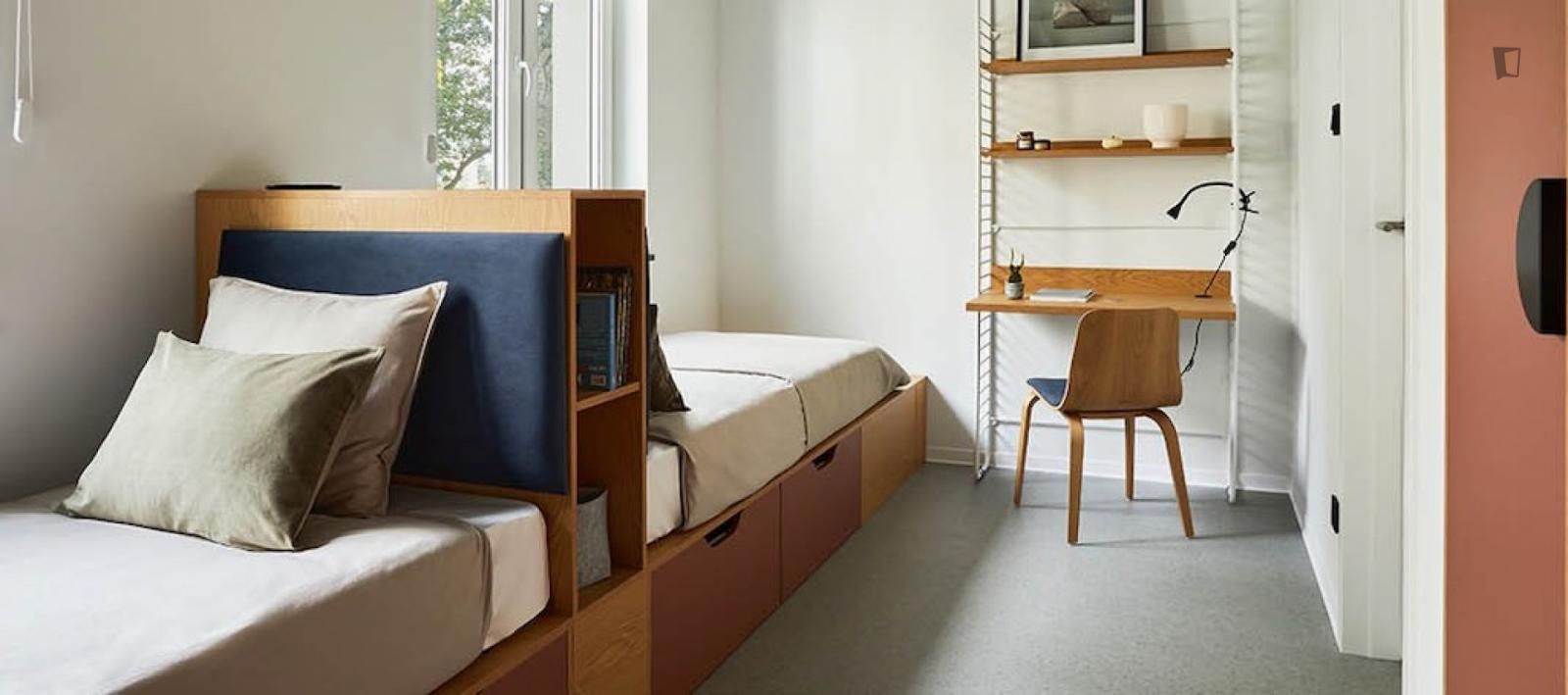 Bed In A Welcoming Twin Bedroom, In Old Polesie - Bed in a welcoming twin bedroom, in Old Polesie - Gallery - 1