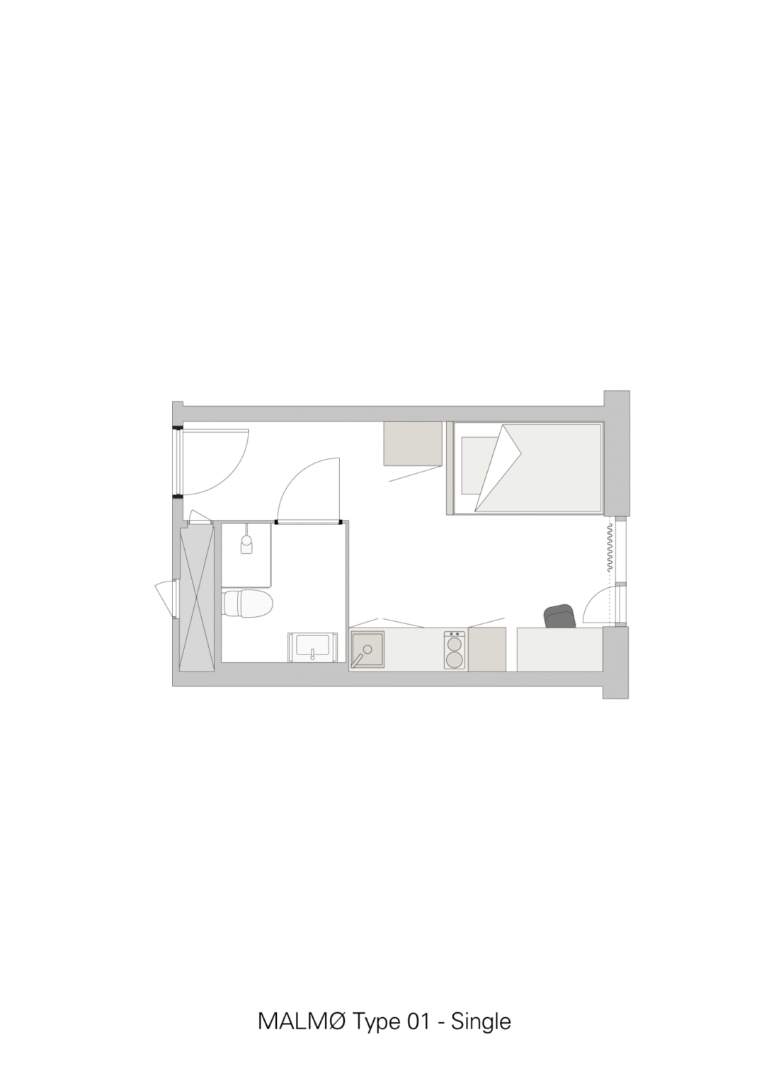 Single - Student housing in Malmö - Gallery - 7