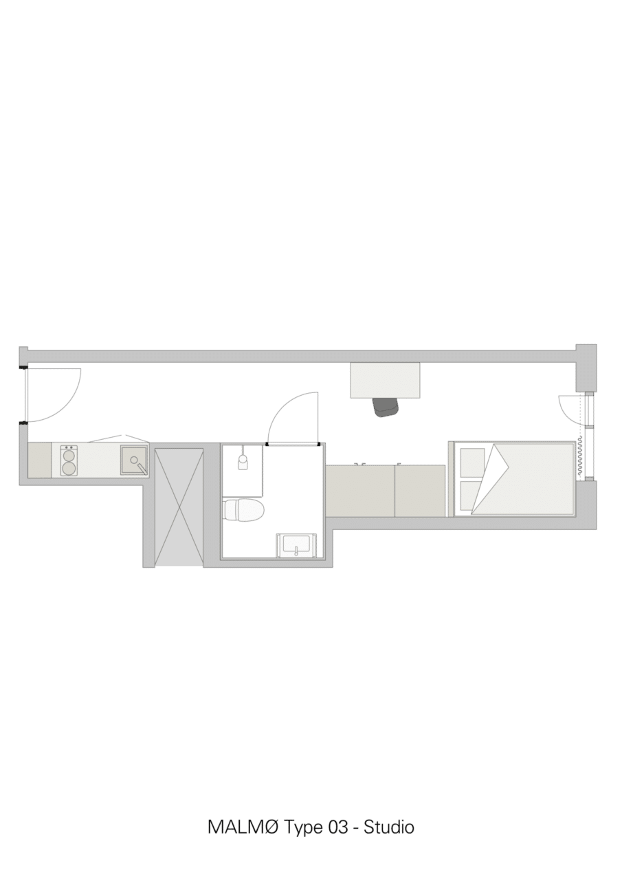 Studio - Student housing in Malmö - Gallery - 2