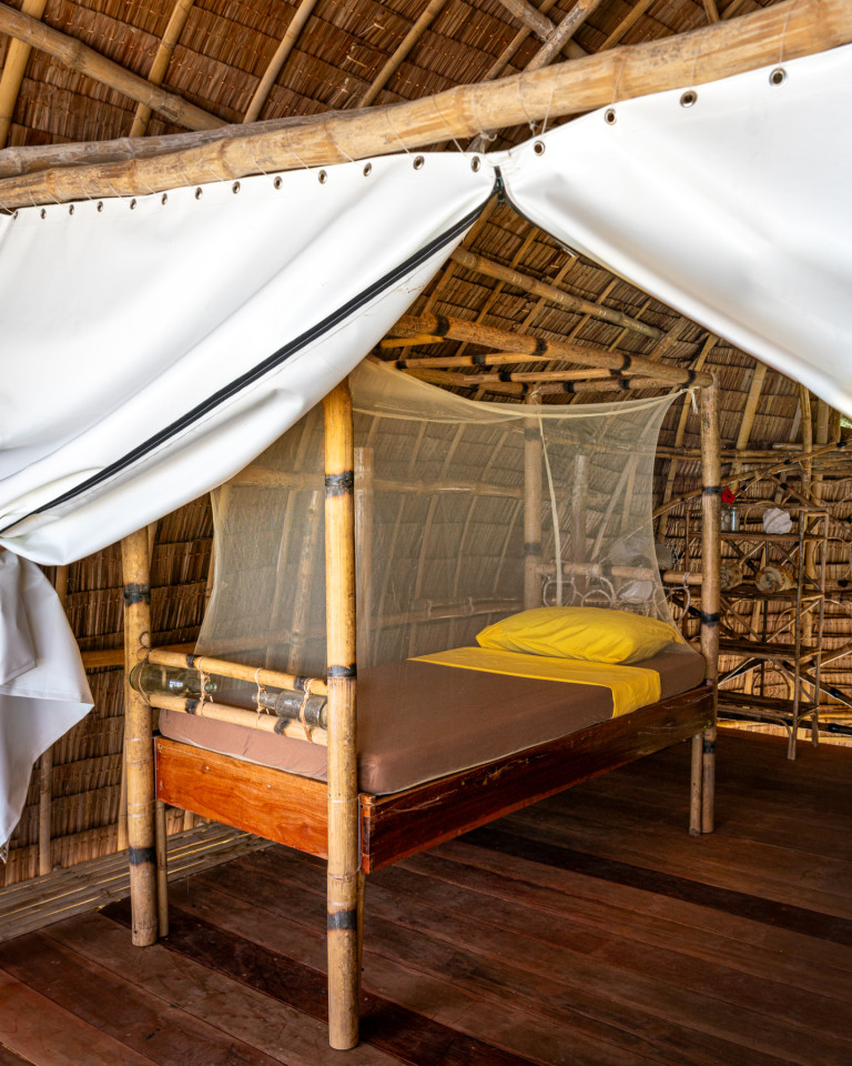 Large Twin Bamboo Hut With Sea View - Blissful Island Coliving: Perfect for Work & Relaxation with High-Speed Internet - Gallery - 10