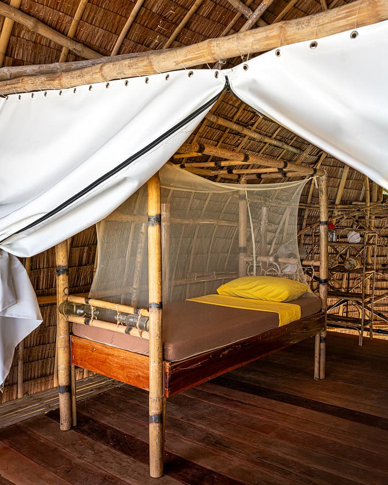 Large Twin Bamboo Hut With Sea View - Blissful Island Coliving: Perfect for Work & Relaxation with High-Speed Internet - Gallery - 15
