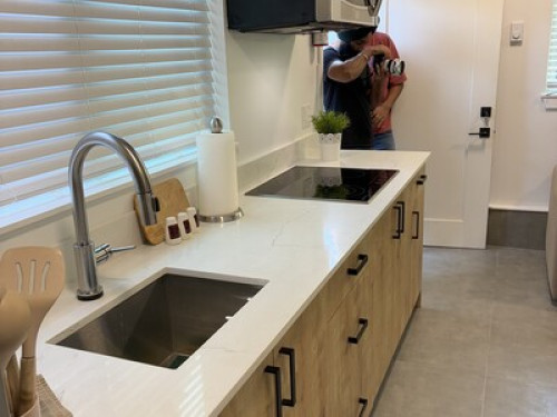 Rooms in bright, new house.